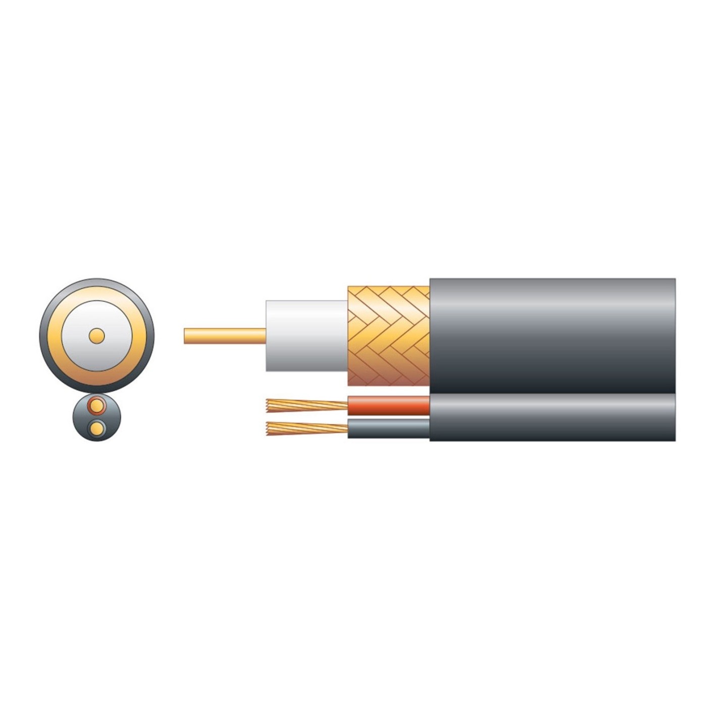 Mercury RG59 Shotgun Foam Cable - 808.105UK - 100m — Buy in Cyprus with Fast Delivery