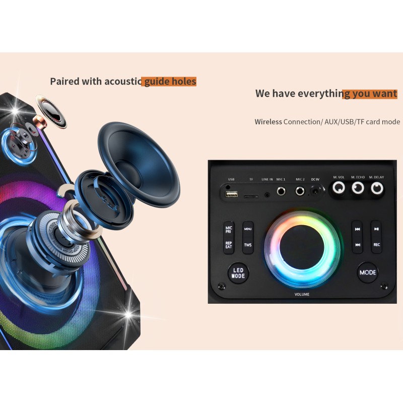 Buy N-Gear Karaoke Speaker - FLASH1040 - 10'' Portable Karaoke Speaker with 1x W... in Cyprus, Nicosia, Limassol, Larnaka, Pafos