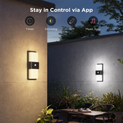 Buy Govee Outdoor Wall Light - RGBICWW - Built-in PIR Sensor in Cyprus, Nicosia, Limassol, Larnaka, Pafos