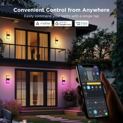 Buy Govee Outdoor Wall Light - RGBICWW - Built-in PIR Sensor in Cyprus, Nicosia, Limassol, Larnaka, Pafos