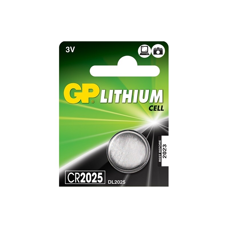 Buy GP Lithium Button Cell - 656.262UK - CR2025 - 3V 150mAh in Cyprus, Nicosia, Limassol, Larnaka, Pafos