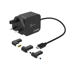 Buy j5create Charger Laptop 67W GaN USB-C PD with 3 Detachable DC Connectors UK ... in Cyprus, Nicosia, Limassol, Larnaka, Pafos