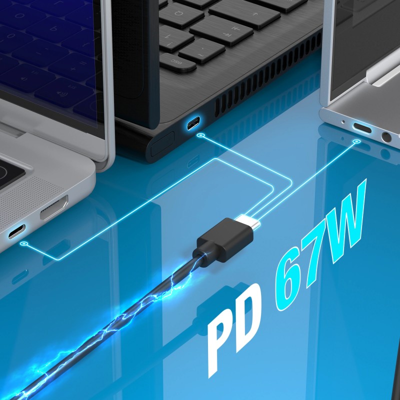 Buy j5create Charger Laptop 67W GaN USB-C PD with 3 Detachable DC Connectors UK ... in Cyprus, Nicosia, Limassol, Larnaka, Pafos