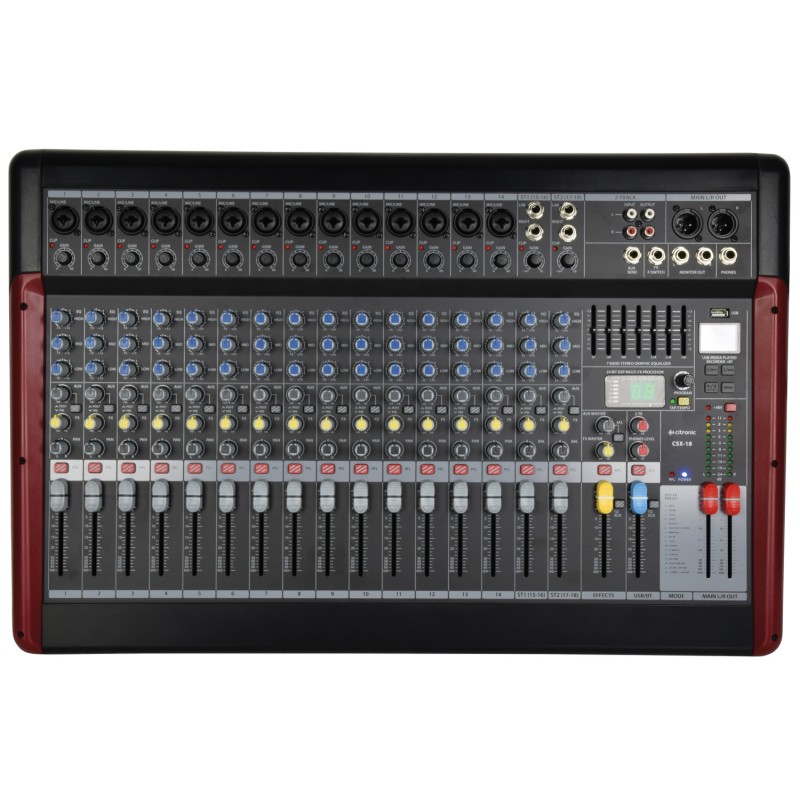 Buy Citronic Live Mixer - CSX18 - 18 Channels USB BT DSP 170.885UK in Cyprus, Nicosia, Limassol, Larnaka, Pafos