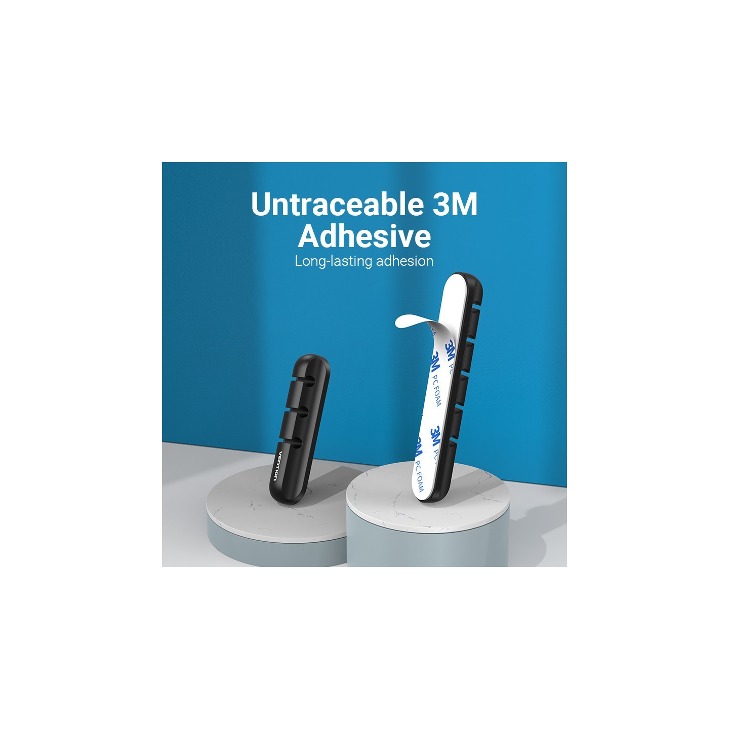 Vention Cable Organiser 5 Ports Desktop Cable Manager 6mm - KBRB0 -  — Buy in Cyprus with Fast Delivery