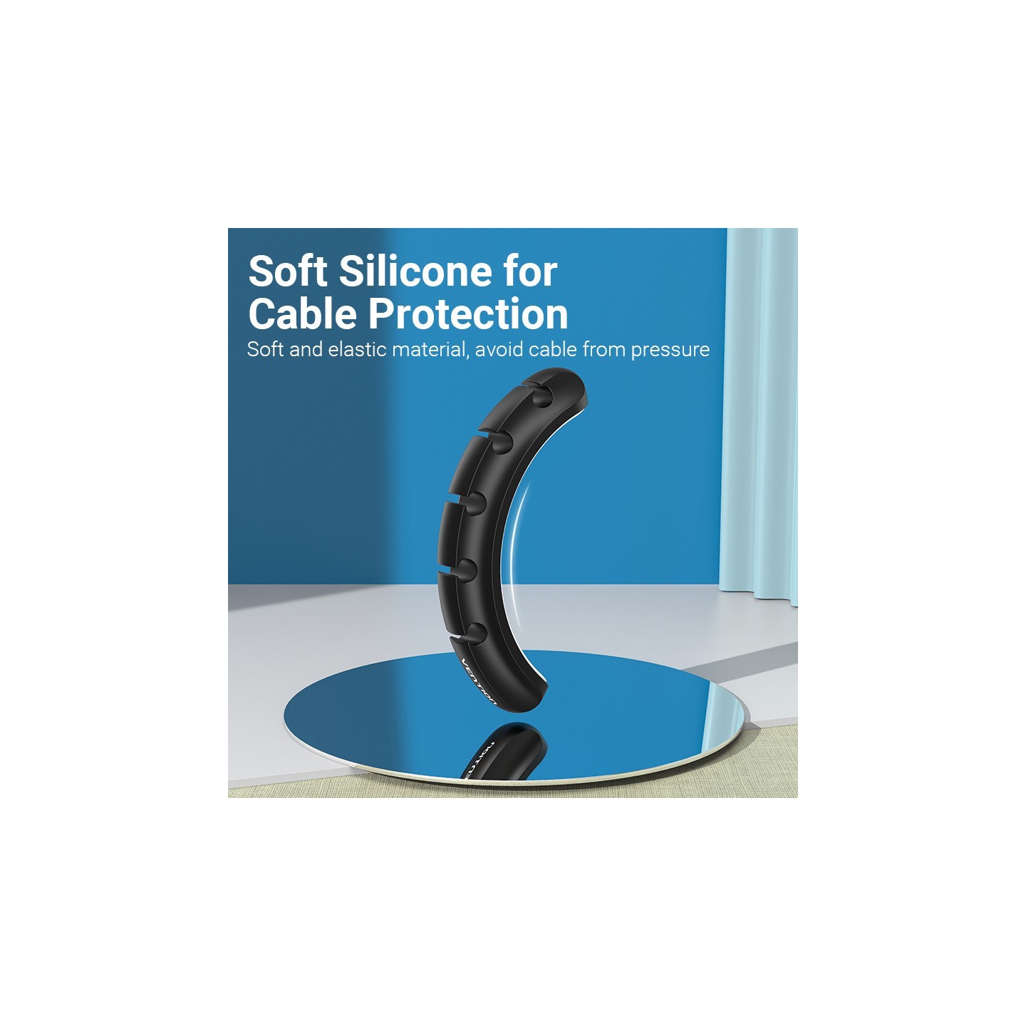 Vention Cable Organiser 5 Ports Desktop Cable Manager 6mm - KBRB0 -  — Buy in Cyprus with Fast Delivery