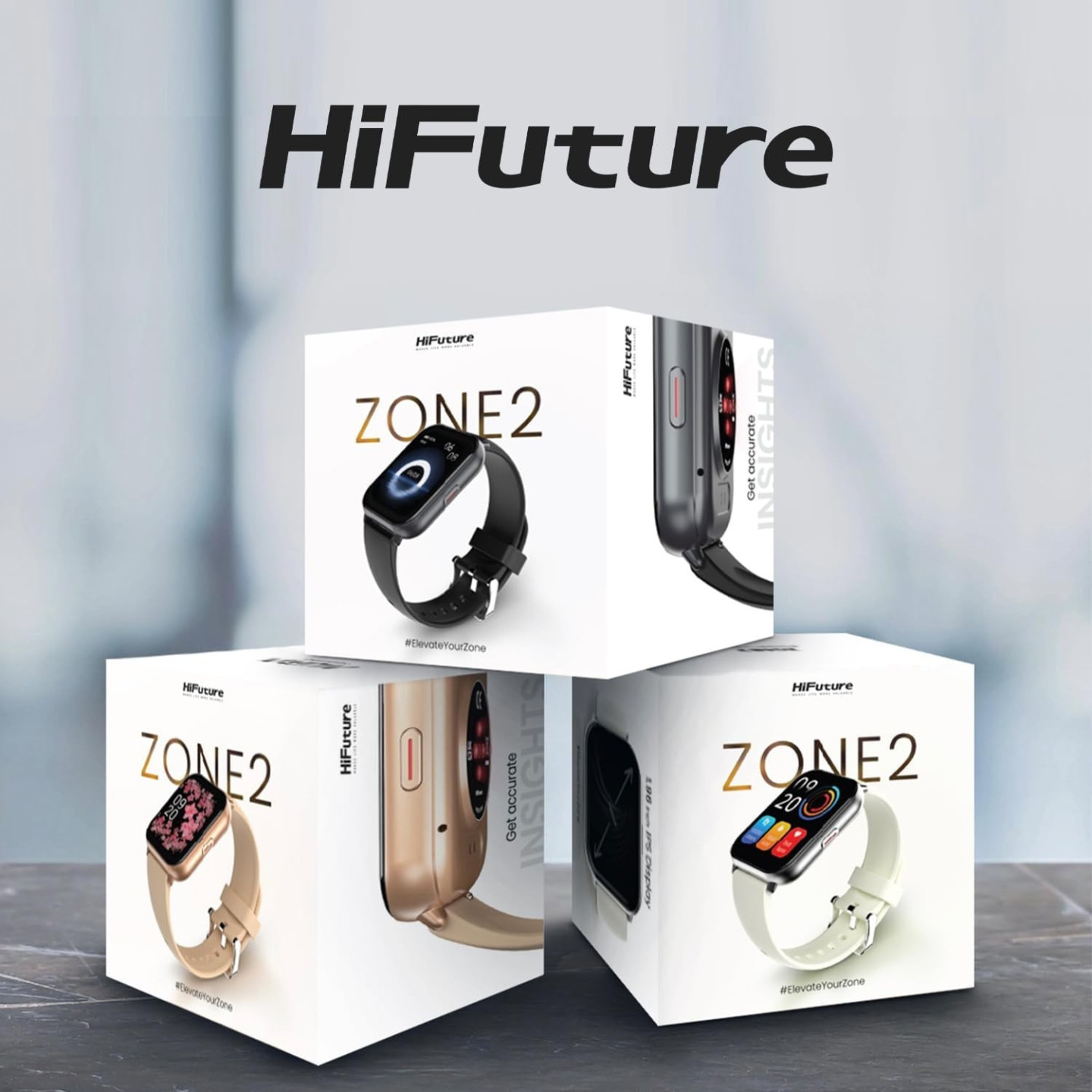 HiFuture Fashion SmartWatch - ZONE2 - Black — Buy in Cyprus with Fast Delivery