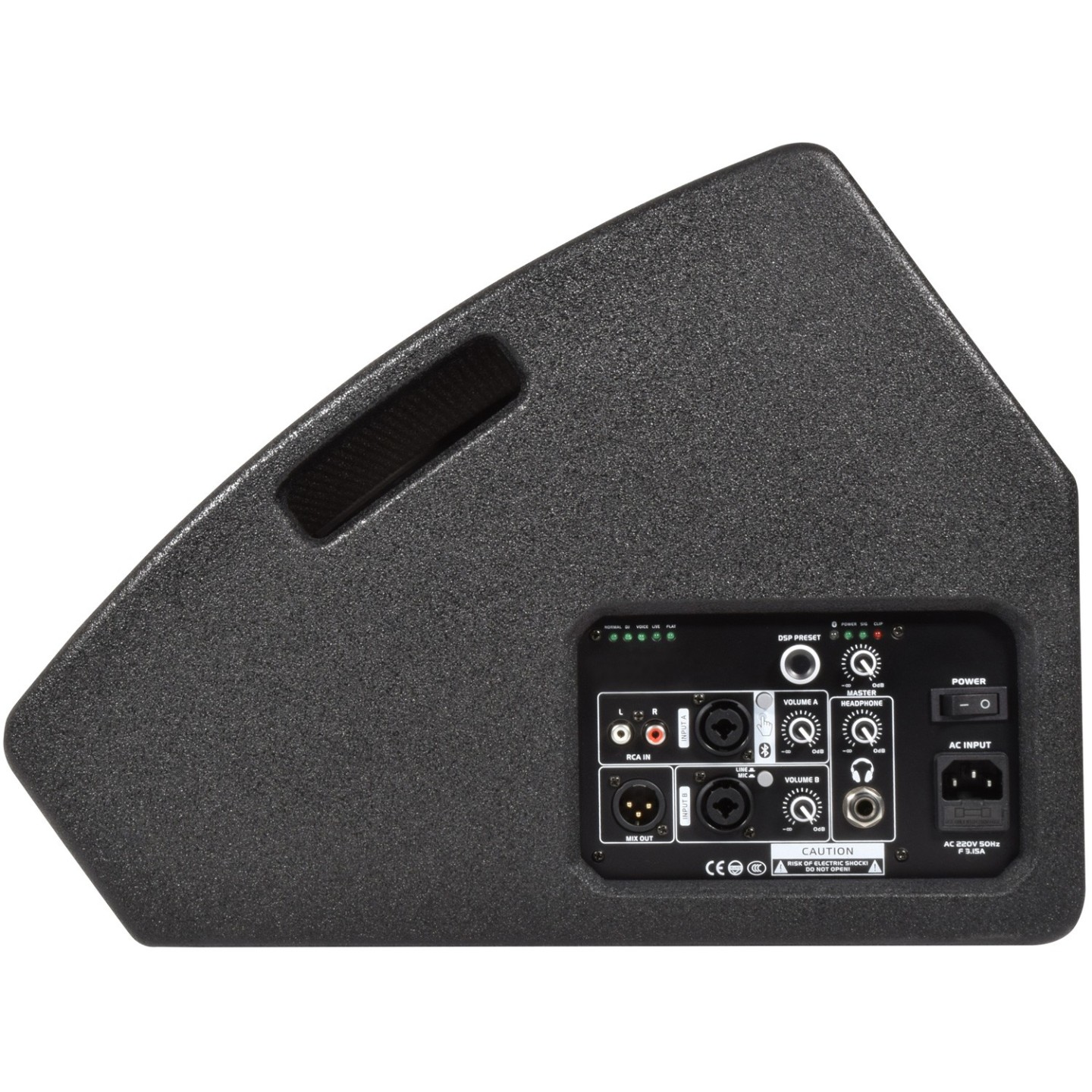 Citronic Wedge Monitor Speaker - CM12A - 12'' Active with BT 600W 178.692UK — Buy in Cyprus with Fast Delivery