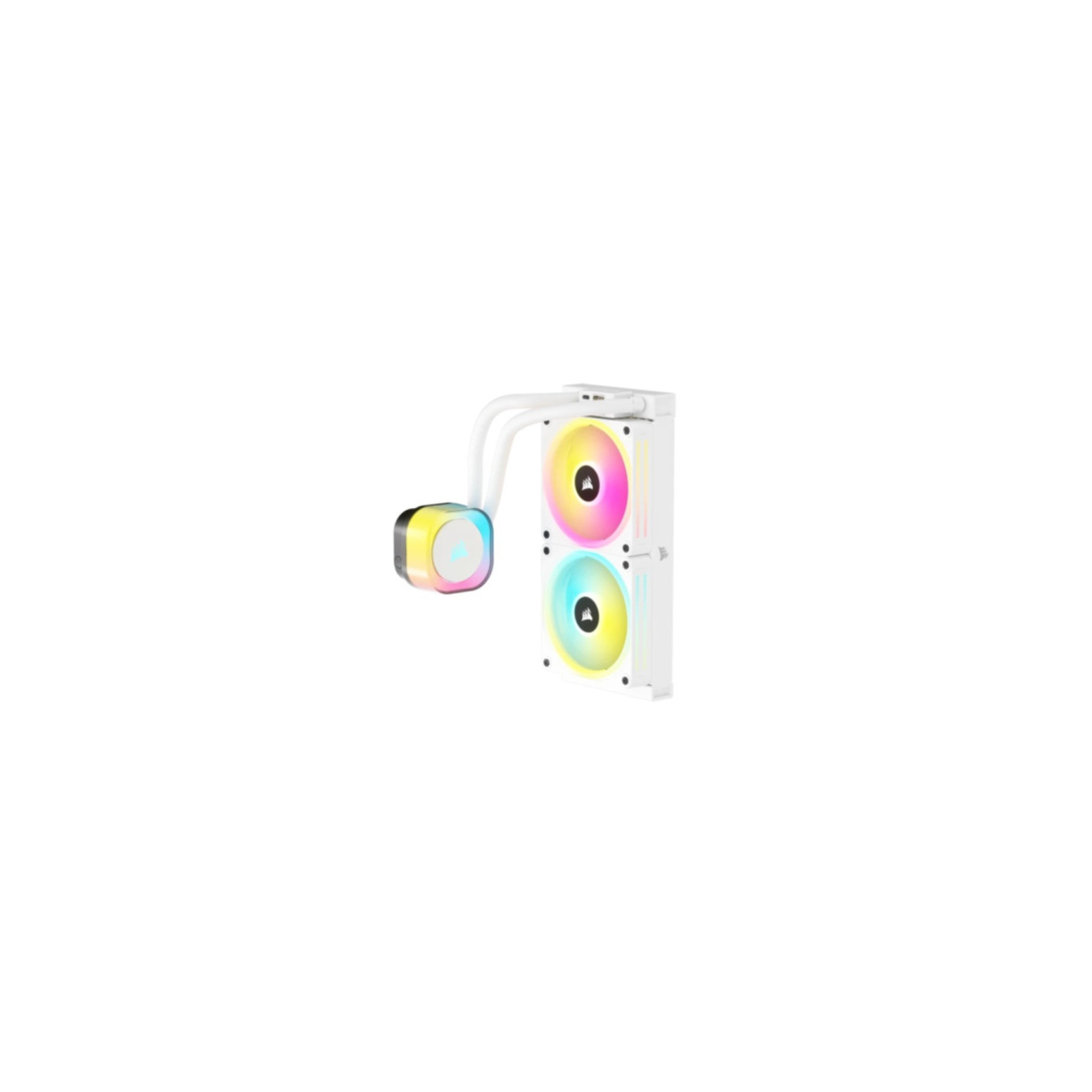 Corsair iCUE H100i RGB AIO - CW-9061005-WW - 240mm Radiator, White, 2x120mm RGB Fans — Buy in Cyprus with Fast Delivery