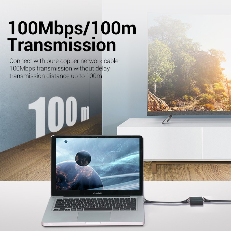 Buy Vention Network Adapter - IPTB0 - 1 to 2 RJ45 Splitter in Cyprus, Nicosia, Limassol, Larnaka, Pafos