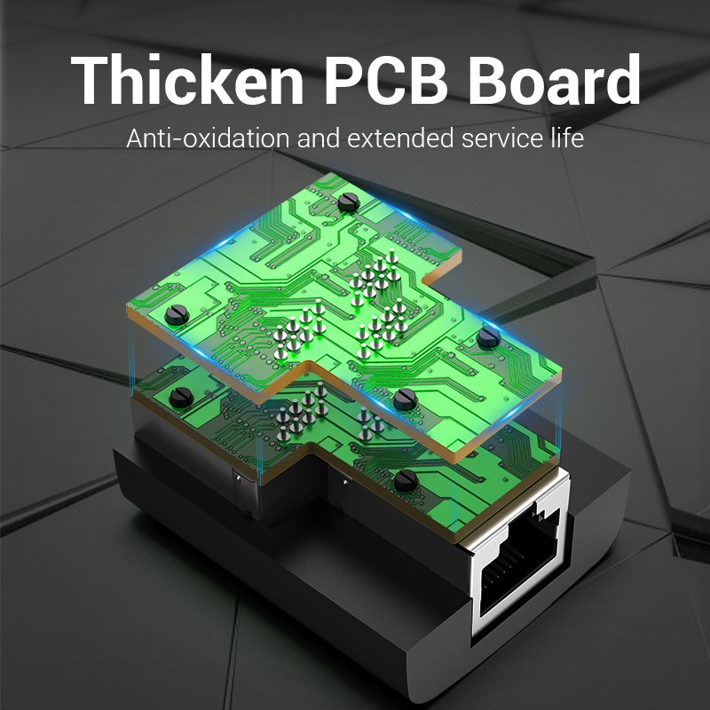 Buy Vention Network Adapter - IPTB0 - 1 to 2 RJ45 Splitter in Cyprus, Nicosia, Limassol, Larnaka, Pafos