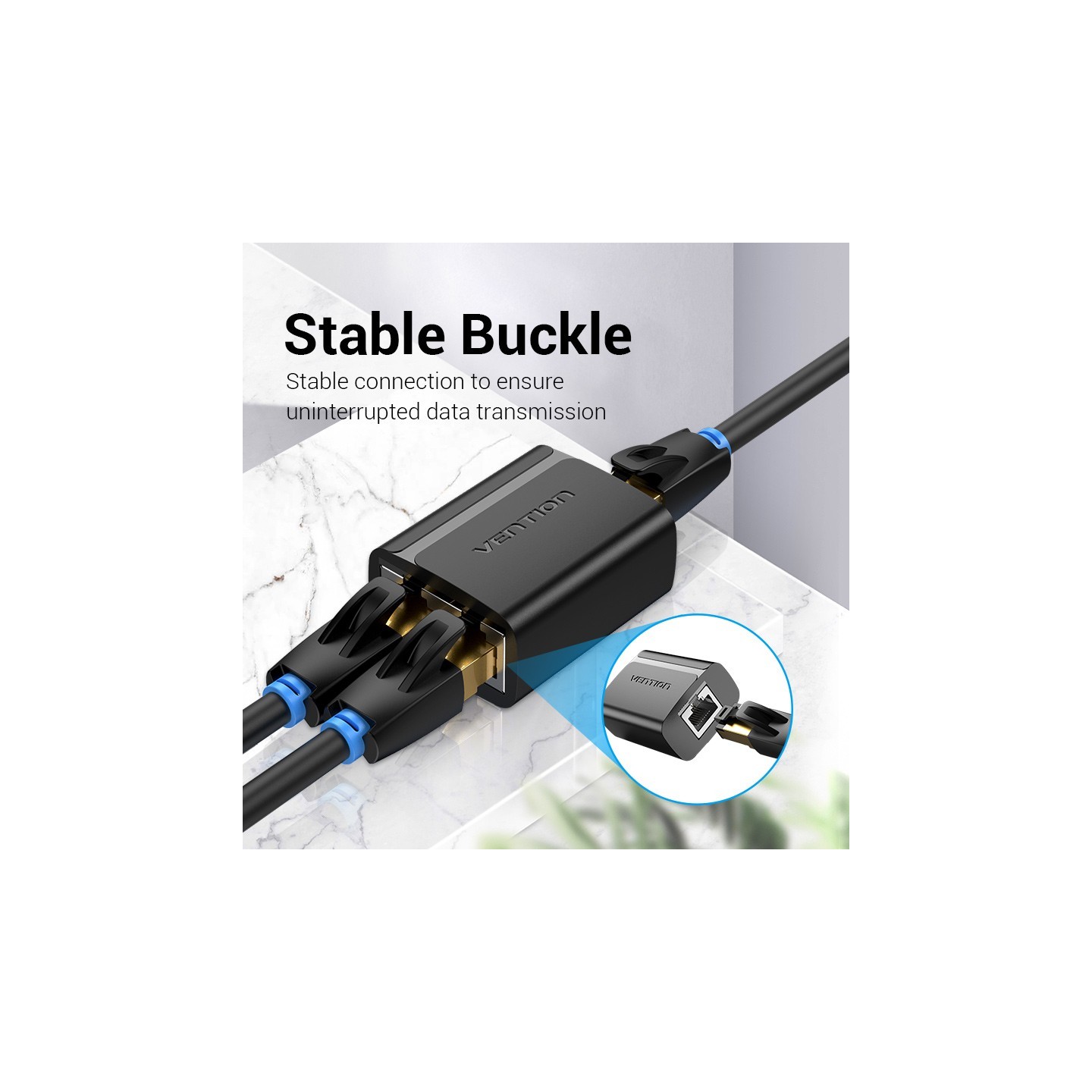 Vention Network Adapter - IPTB0 - 1 to 2 RJ45 Splitter — Buy in Cyprus with Fast Delivery