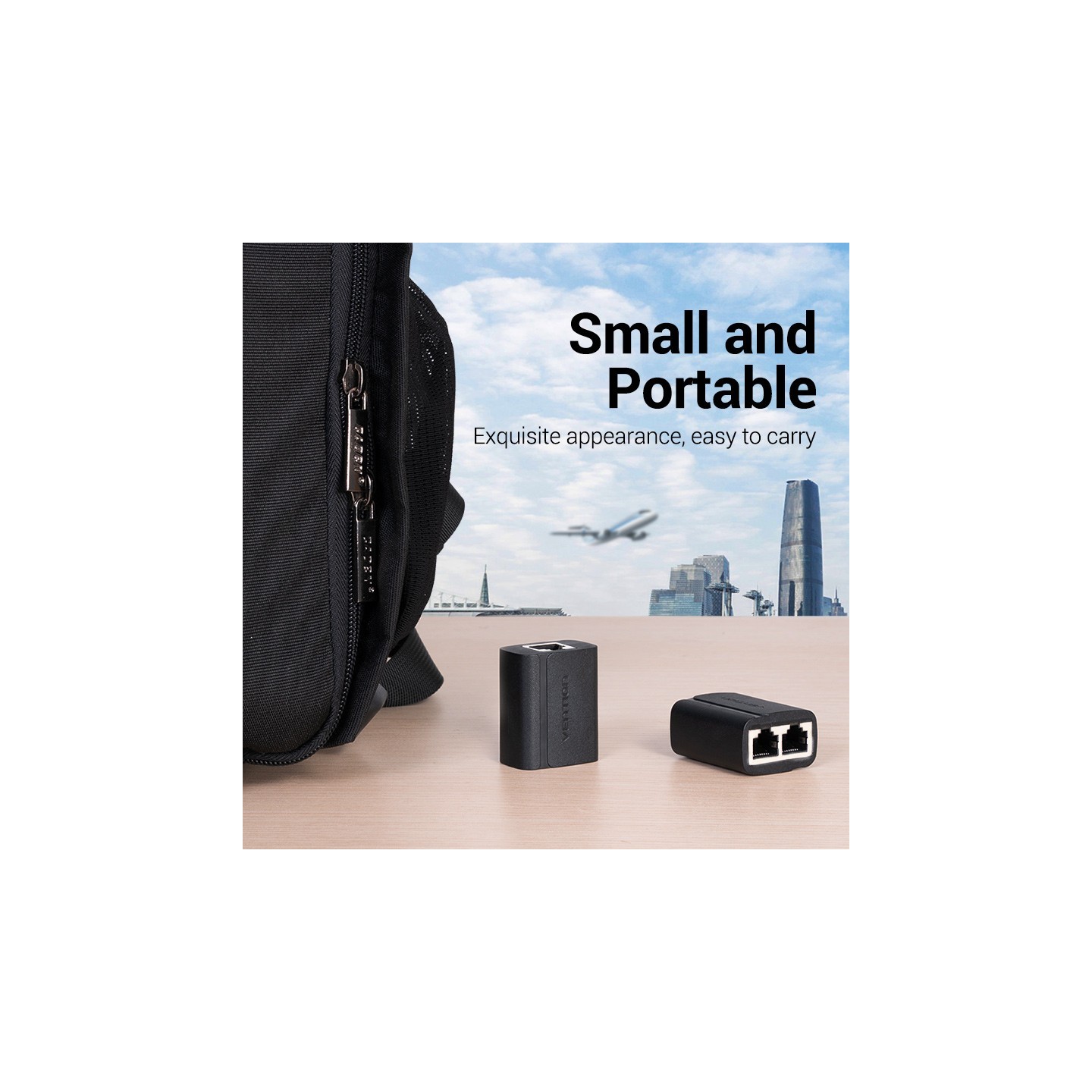 Vention Network Adapter - IPTB0 - 1 to 2 RJ45 Splitter — Buy in Cyprus with Fast Delivery