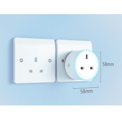 Buy WOOX Wi-Fi Smart Plug With Power Metering 13A UK (2pack) - R6147 - Wi-Fi Sma... in Cyprus, Nicosia, Limassol, Larnaka, Pafos