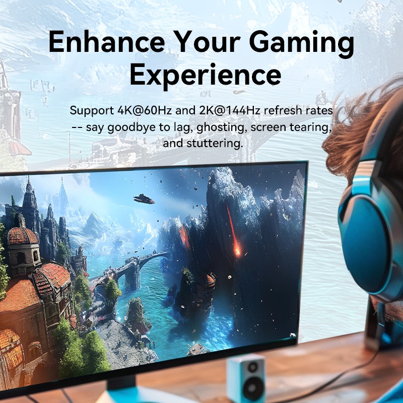 Buy Vention Converter USB-C to DisplayPort Cable - CRJBF - USB-C to DisplayPort ... in Cyprus, Nicosia, Limassol, Larnaka, Pafos