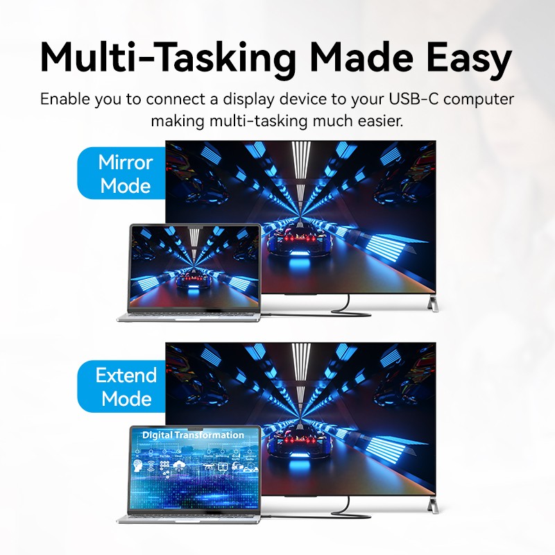 Buy Vention Converter USB-C to DisplayPort Cable - CRJBF - USB-C to DisplayPort ... in Cyprus, Nicosia, Limassol, Larnaka, Pafos