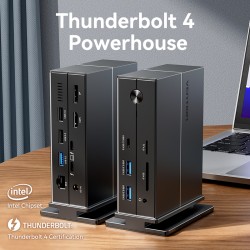 Buy Vention IT HUB - TPFH0-UK - Thunderbolt 4.0 14 in 1 + 135W PSU in Cyprus, Nicosia, Limassol, Larnaka, Pafos