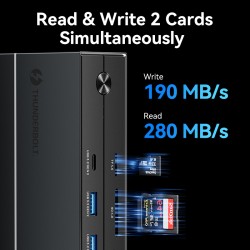 Buy Vention IT HUB - TPFH0-UK - Thunderbolt 4.0 14 in 1 + 135W PSU in Cyprus, Nicosia, Limassol, Larnaka, Pafos