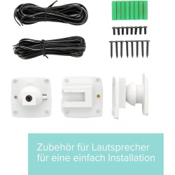 Buy Artsound 2-way Onwall Speakers - UNI40W - 100W White (pair) in Cyprus, Nicosia, Limassol, Larnaka, Pafos