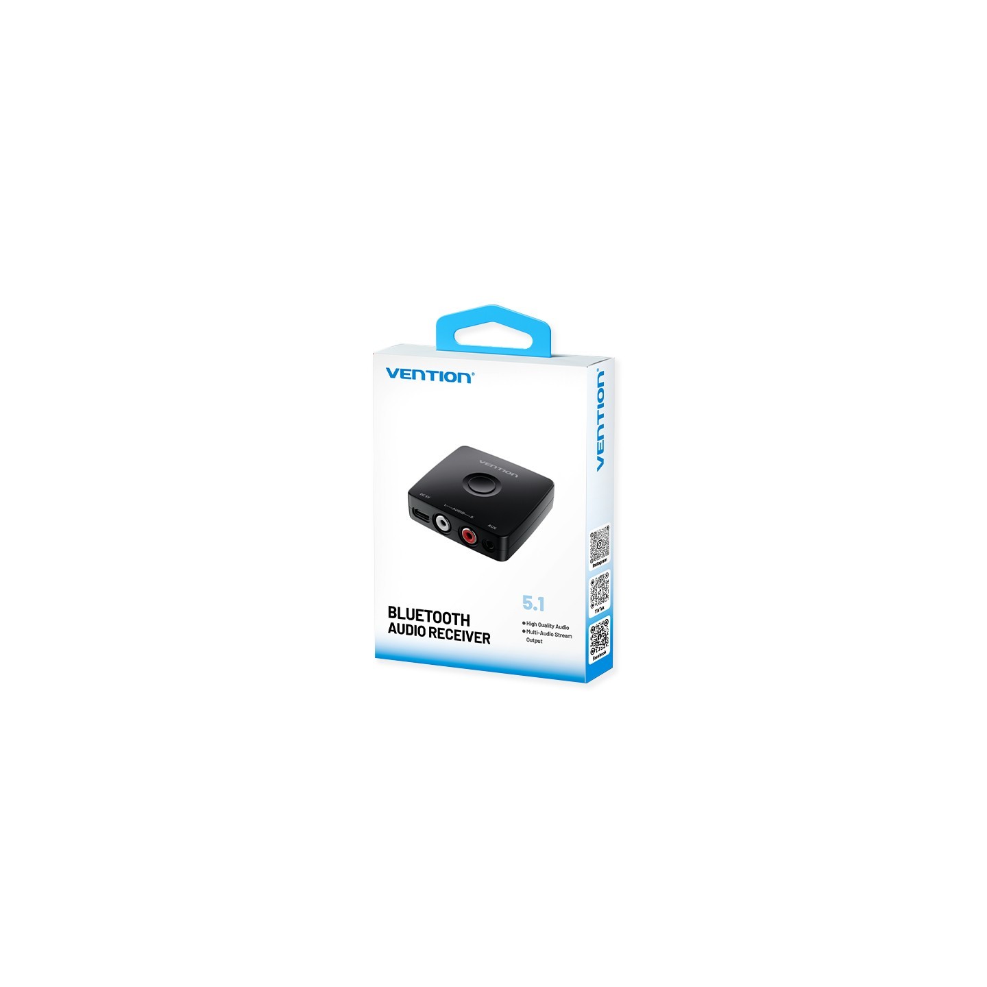 Vention AUDIO Bluetooth Receiver - NAJB0 - 3.5mm 2RCA — Buy in Cyprus with Fast Delivery