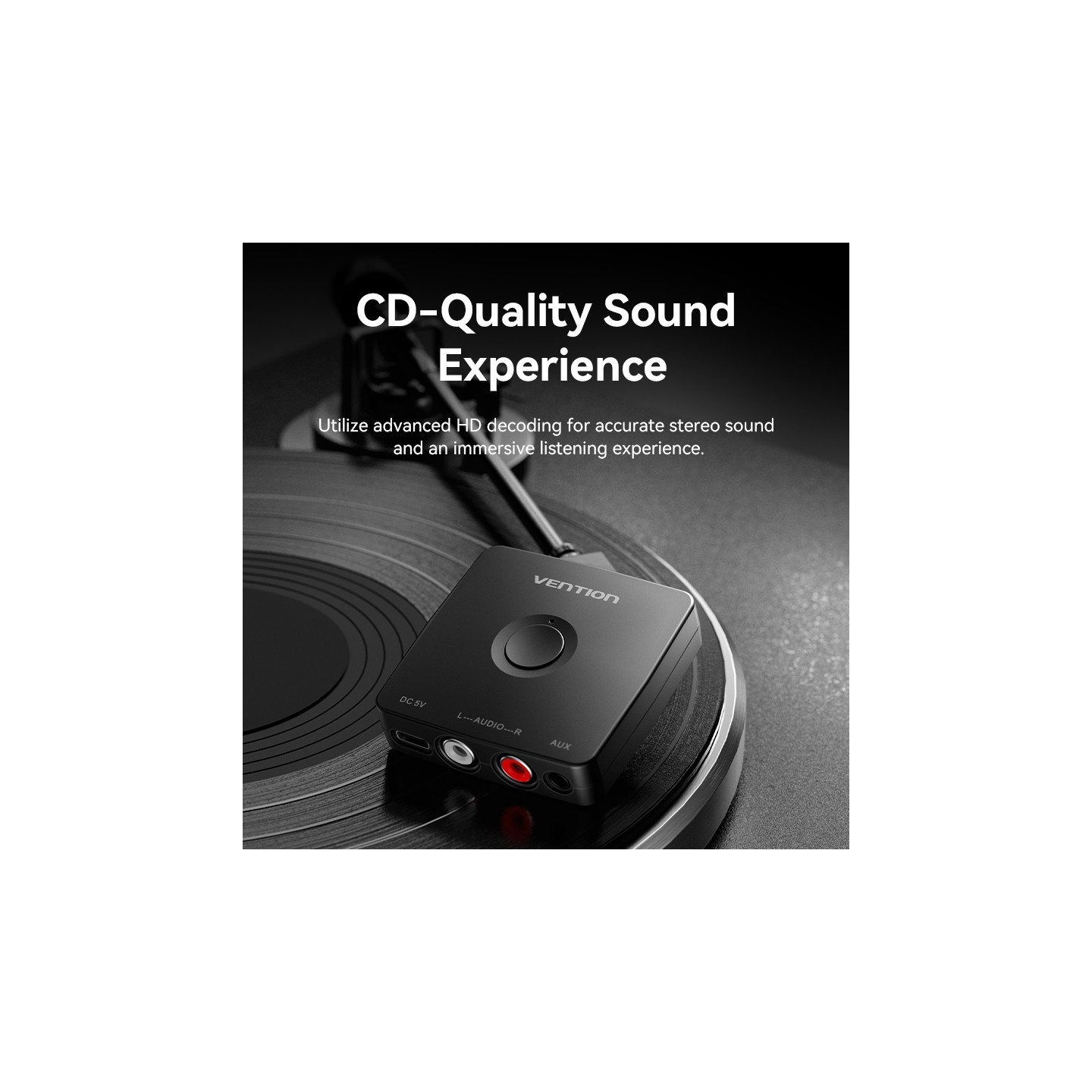 Vention AUDIO Bluetooth Receiver - NAJB0 - 3.5mm 2RCA — Buy in Cyprus with Fast Delivery