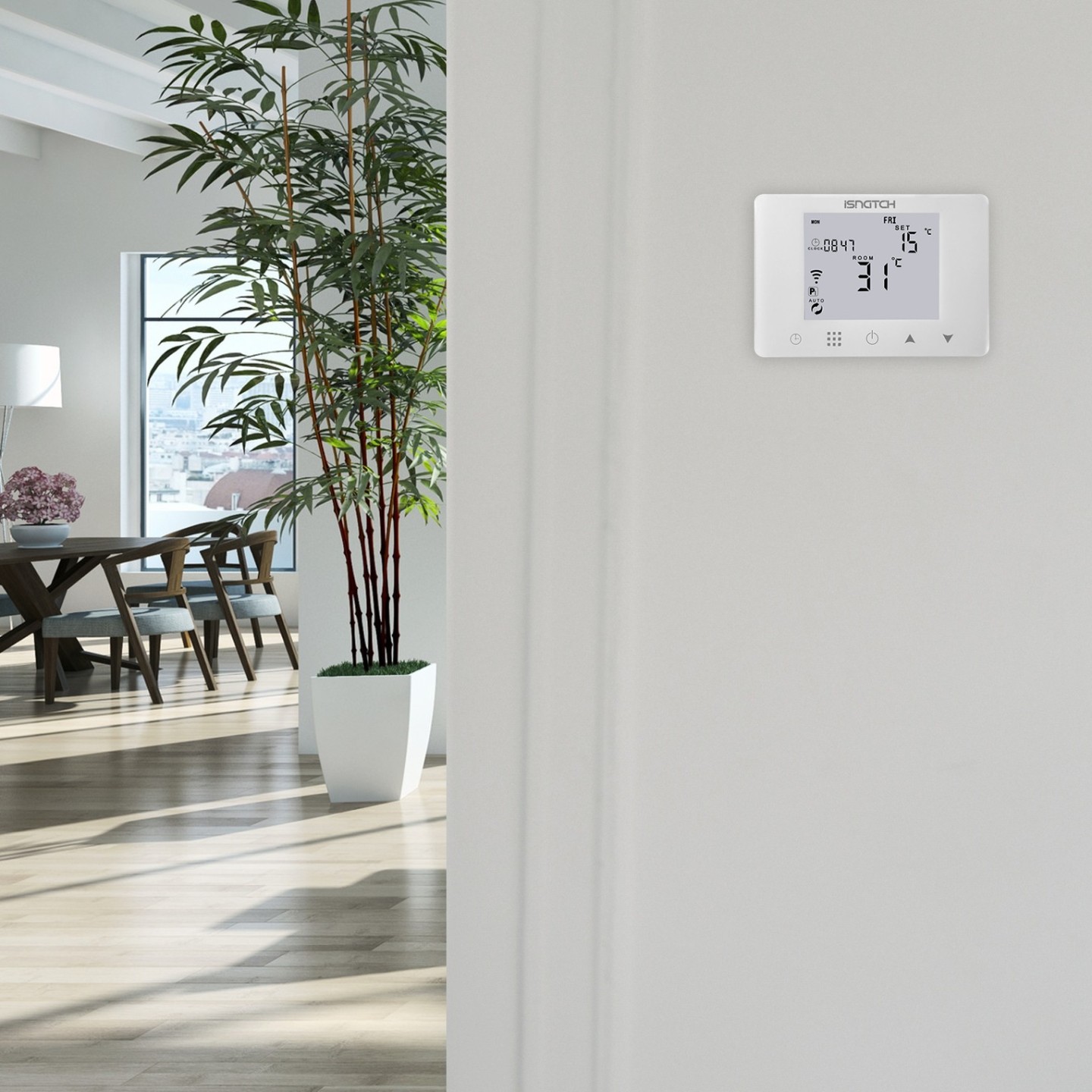 GBC HeyTermo Smart WiFi Thermostat - with Display — Buy in Cyprus with Fast Delivery