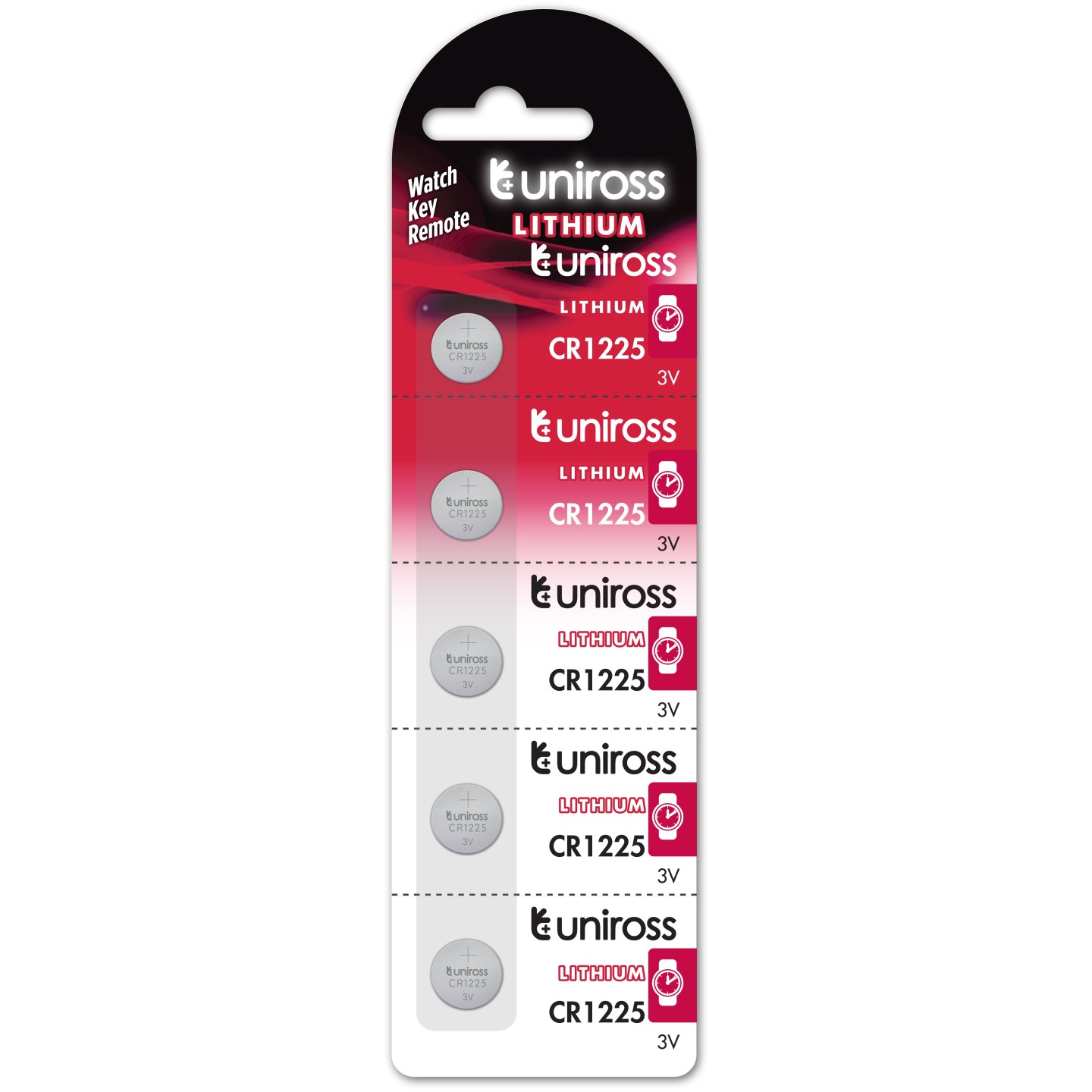 Uniross Button Cell Lithium Battery - CR1225 - Button Cell Lithium Battery (5pack) — Buy in Cyprus with Fast Delivery