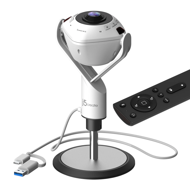 Buy j5create Conference Camera - JVU368 - FullHD 360° AI-Powered with Speakerph... in Cyprus, Nicosia, Limassol, Larnaka, Pafos