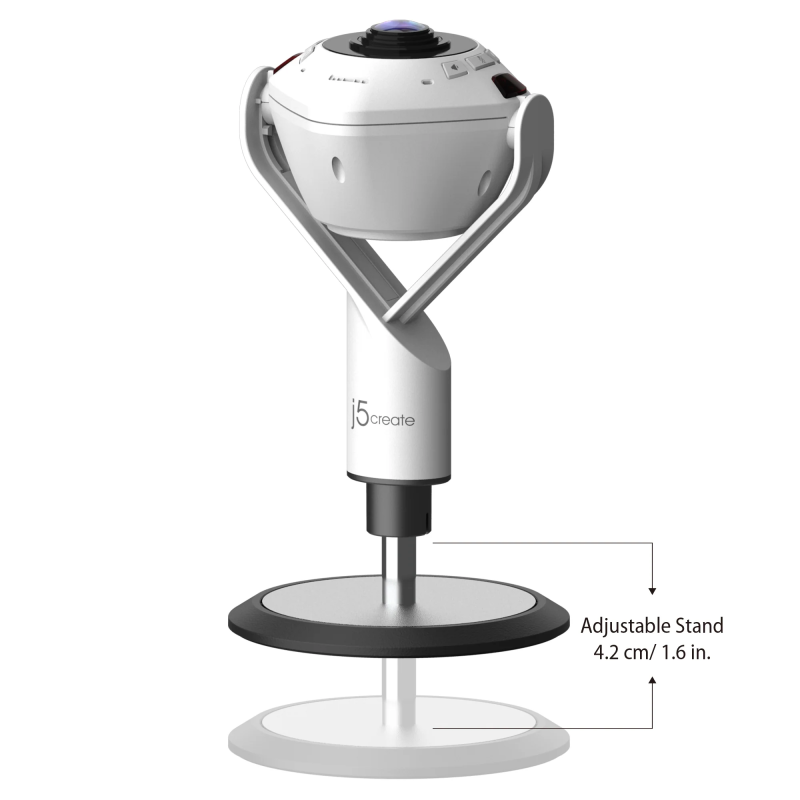 Buy j5create Conference Camera - JVU368 - FullHD 360° AI-Powered with Speakerph... in Cyprus, Nicosia, Limassol, Larnaka, Pafos