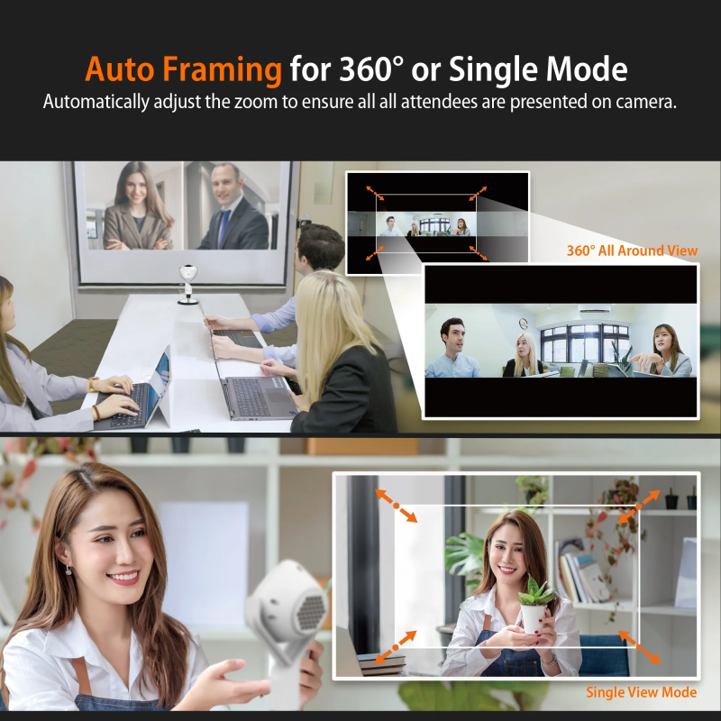 Buy j5create Conference Camera - JVU368 - FullHD 360° AI-Powered with Speakerph... in Cyprus, Nicosia, Limassol, Larnaka, Pafos