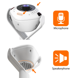 Buy j5create Conference Camera - JVU368 - FullHD 360° AI-Powered with Speakerph... in Cyprus, Nicosia, Limassol, Larnaka, Pafos