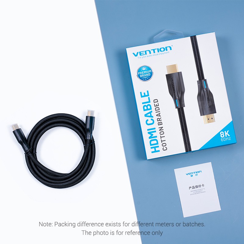 Buy Vention HDMI Cable - 2.1 8K Braided 3.0m AAUBI in Cyprus, Nicosia, Limassol, Larnaka, Pafos