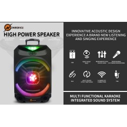 Buy N-Gear - FLASH1550 - 15'' Portable Karaoke Disco Speaker with Wireless Mic B... in Cyprus, Nicosia, Limassol, Larnaka, Pafos