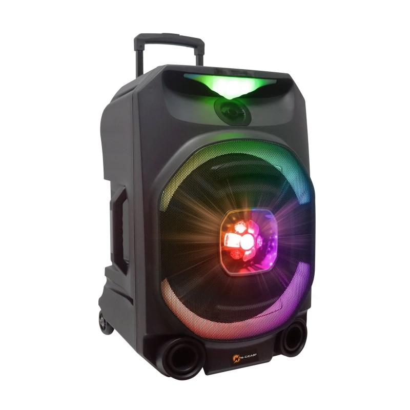 Buy N-Gear - FLASH1550 - 15'' Portable Karaoke Disco Speaker with Wireless Mic B... in Cyprus, Nicosia, Limassol, Larnaka, Pafos