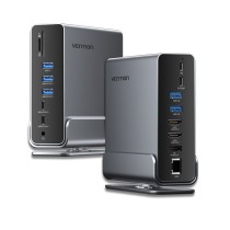 Vention TPUH0 USB-C Docking Station – 8xUSB 2xHDMI 100W PD | Armenius Store