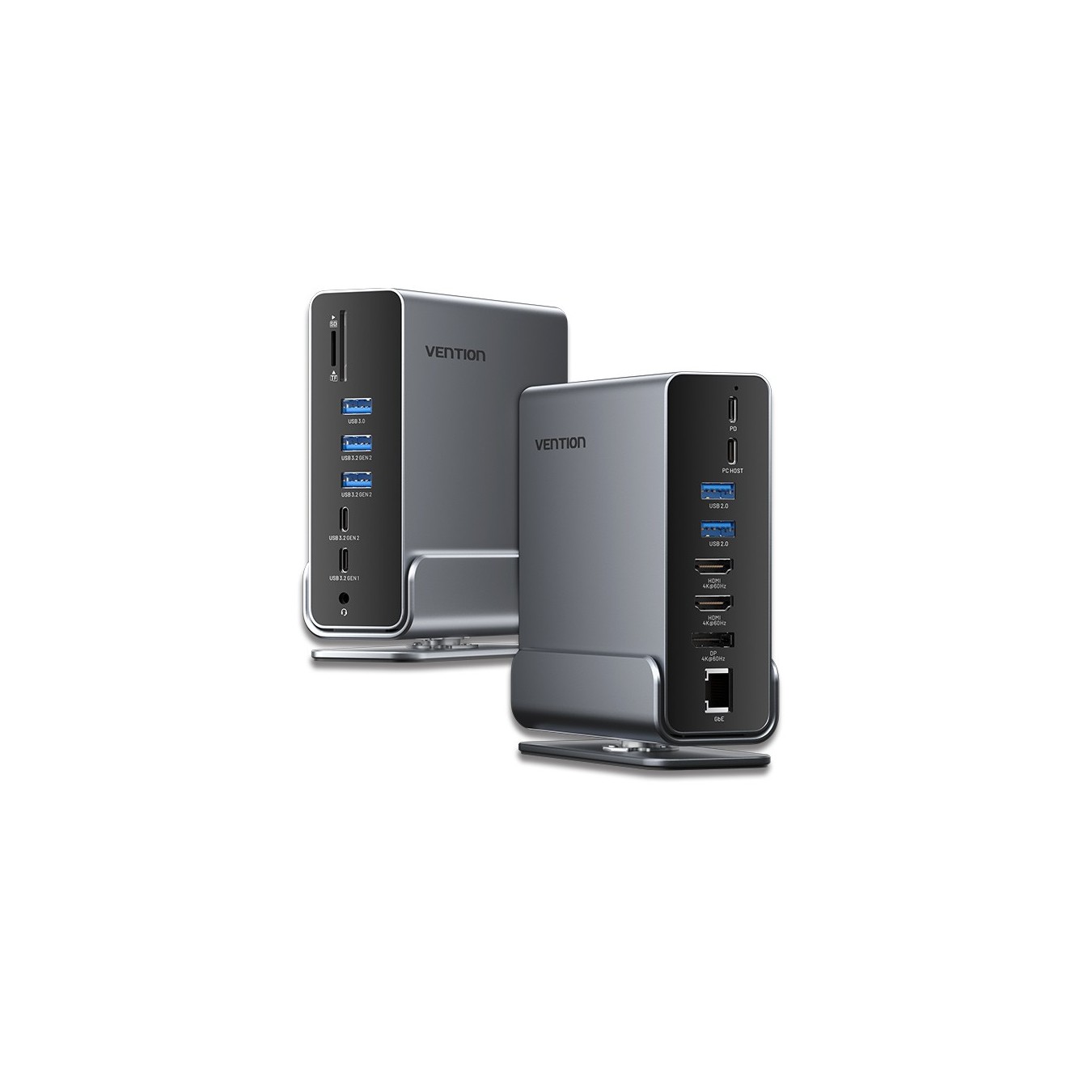 Vention TPUH0 USB-C Docking Station – 8xUSB 2xHDMI 100W PD | Armenius Store