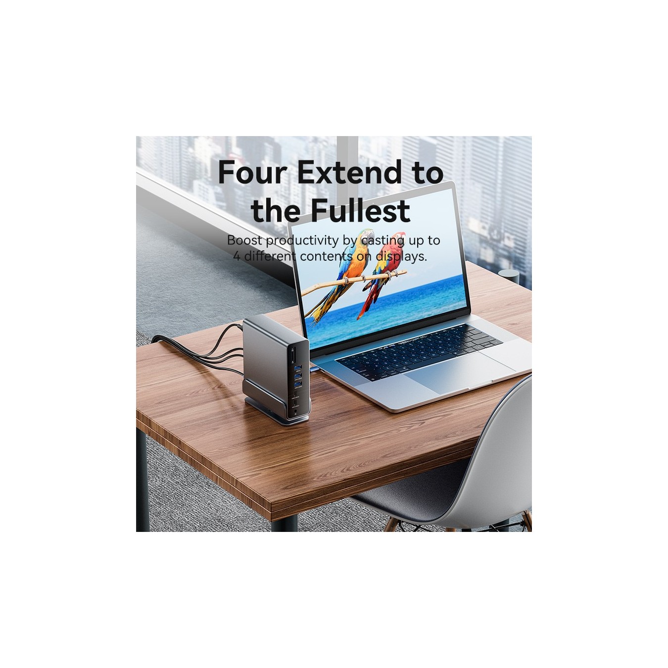 Vention TPUH0 USB-C Docking Station – 8xUSB 2xHDMI 100W PD | Armenius Store