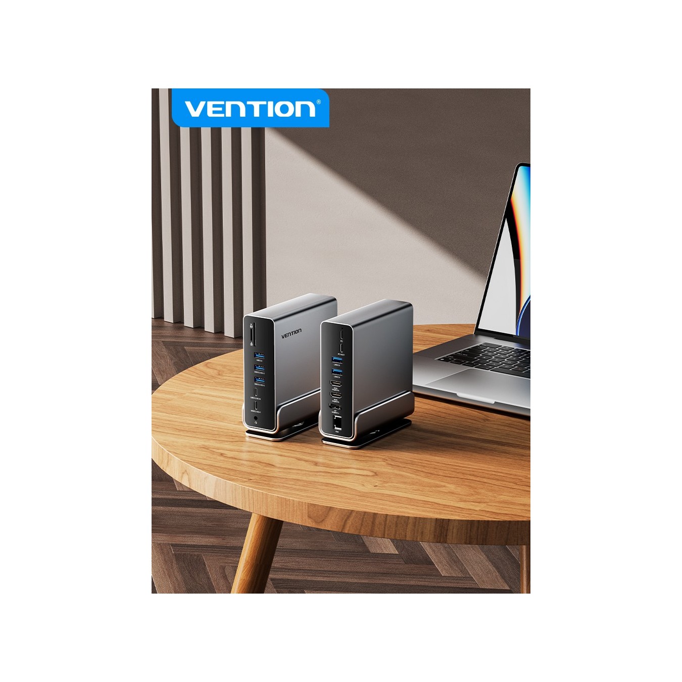 Vention TPUH0 USB-C Docking Station – 8xUSB 2xHDMI 100W PD | Armenius Store