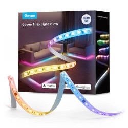 Govee LED Light Strip RGBICWW Smart WiFi & BT with Protective Coating 5m (Matter) - H61F5 - RGBICWW, 5m, Matter