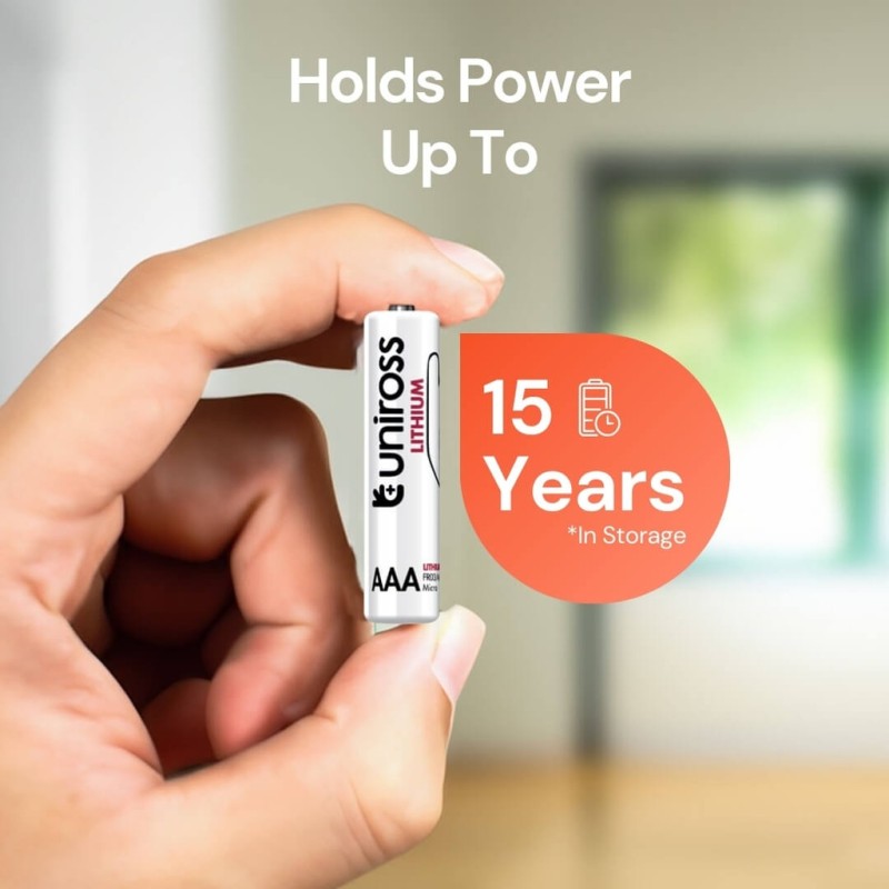 Buy Uniross Lithium AAA Ultra Batteries - 1250mAh (4pack) in Cyprus, Nicosia, Limassol, Larnaka, Pafos