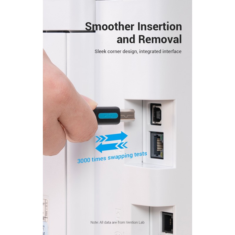 Buy Vention IT Cable USB-C 2.0 to USB-B Male for Printer - CQUBH - 2.0m in Cyprus, Nicosia, Limassol, Larnaka, Pafos