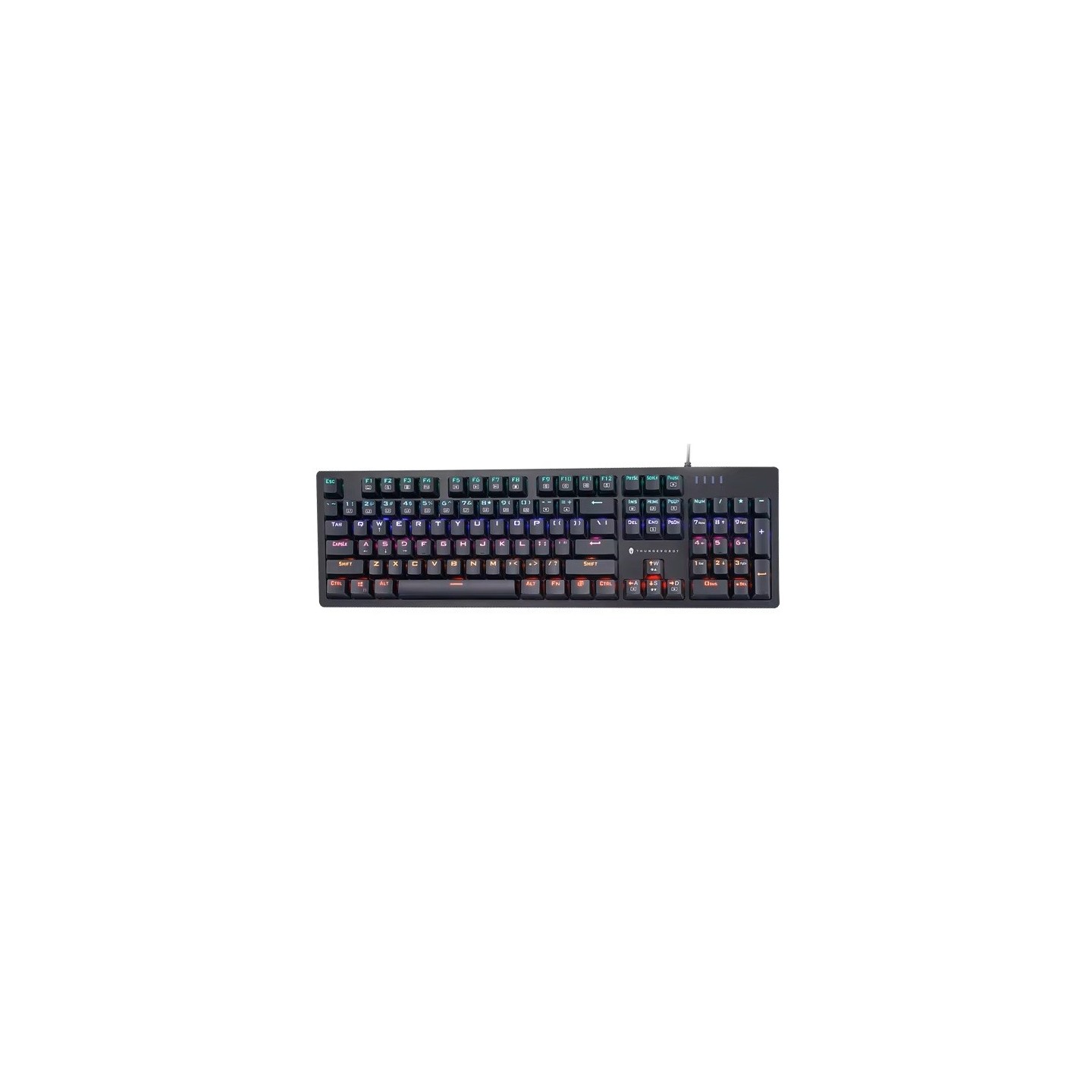 Thunderobot K104 Wired Mechanical Keyboard 104-Key Blue Switch RGB (Boxed) — Buy in Cyprus with Fast Delivery
