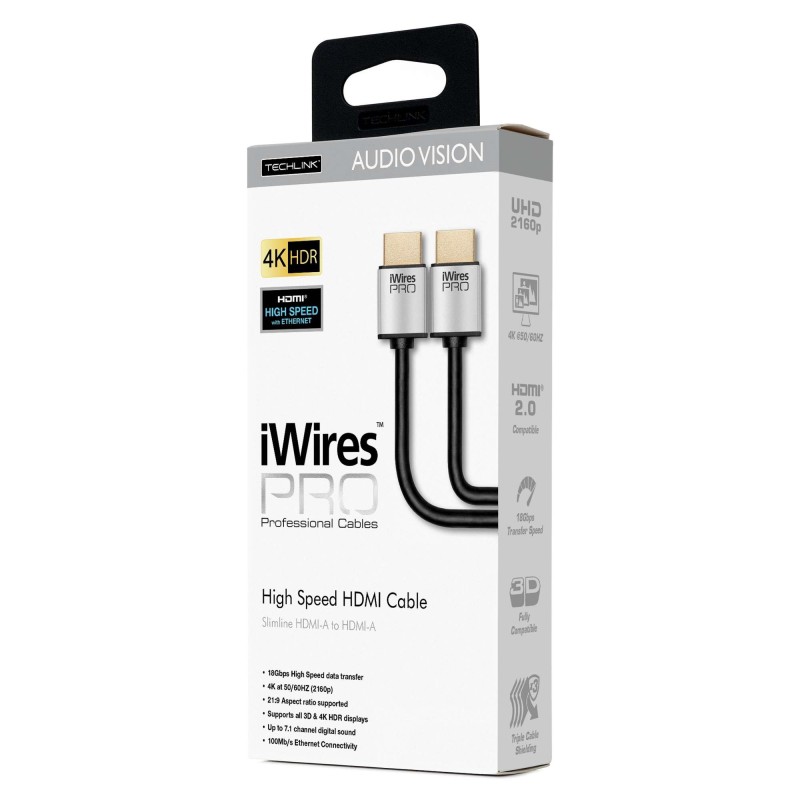 Buy Techlink iWiresPRO HDMI to HDMI 3.0m - 711203 - HDMI to HDMI 3.0m in Cyprus, Nicosia, Limassol, Larnaka, Pafos