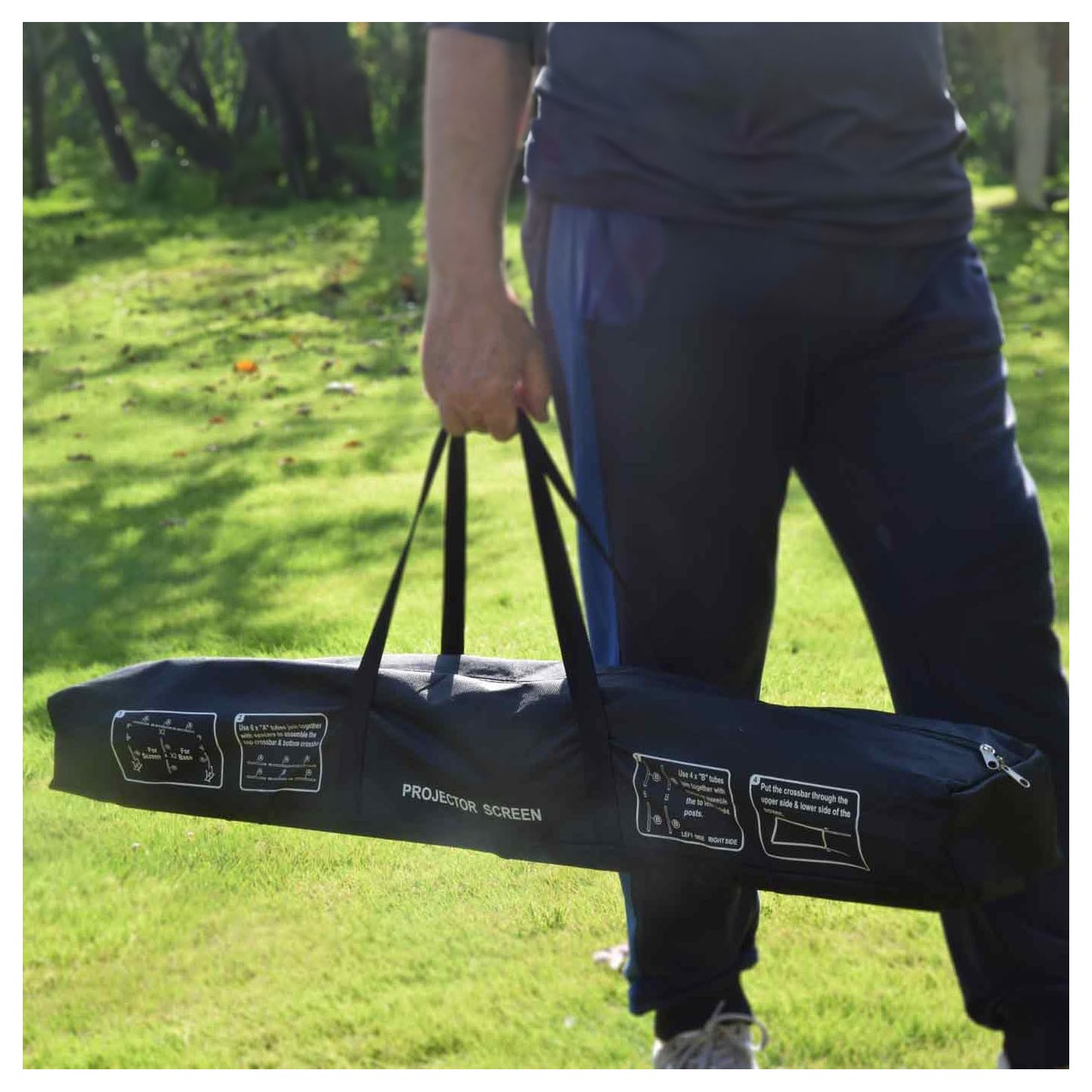 AV:Link Portable Projector Screen - PFFS100 - 16:9 100' 2.21x1.23 — Buy in Cyprus with Fast Delivery