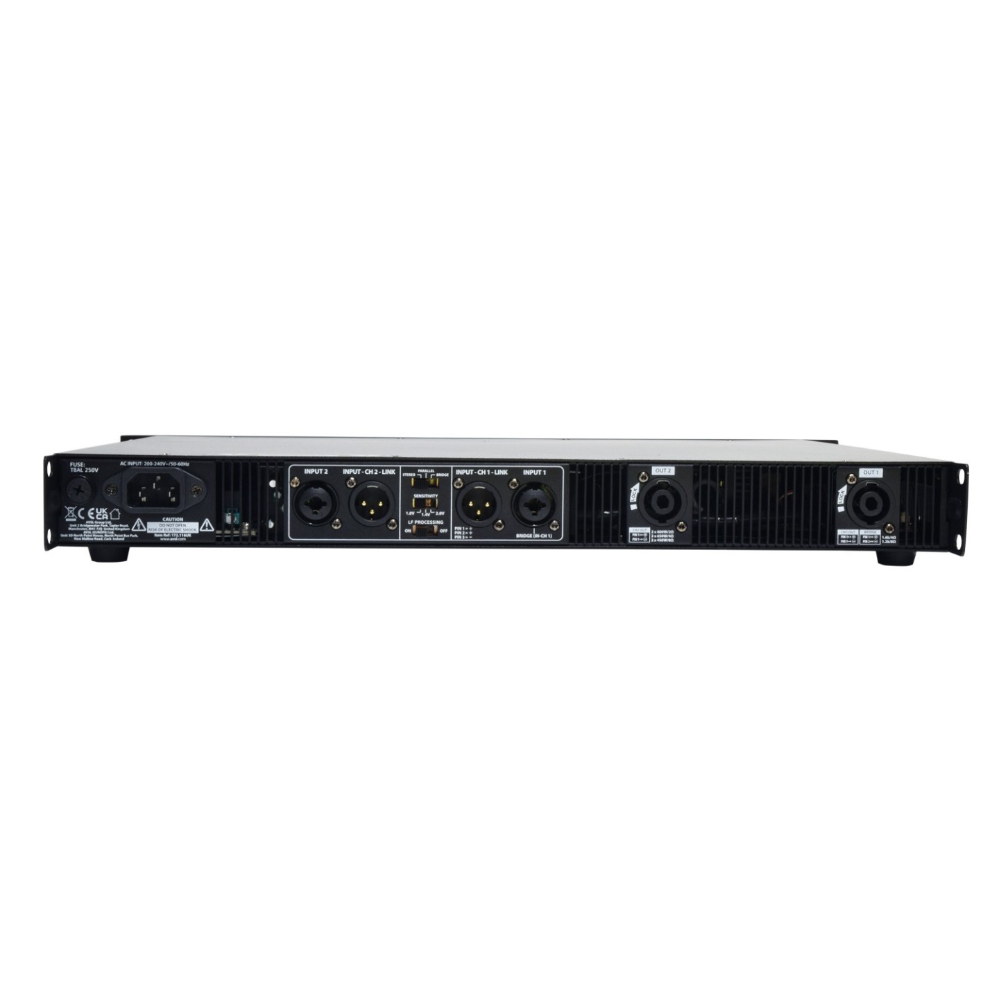 Citronic Hybrid Amp - H1600 - 2x800W@2ohm 172.116UK — Buy in Cyprus with Fast Delivery