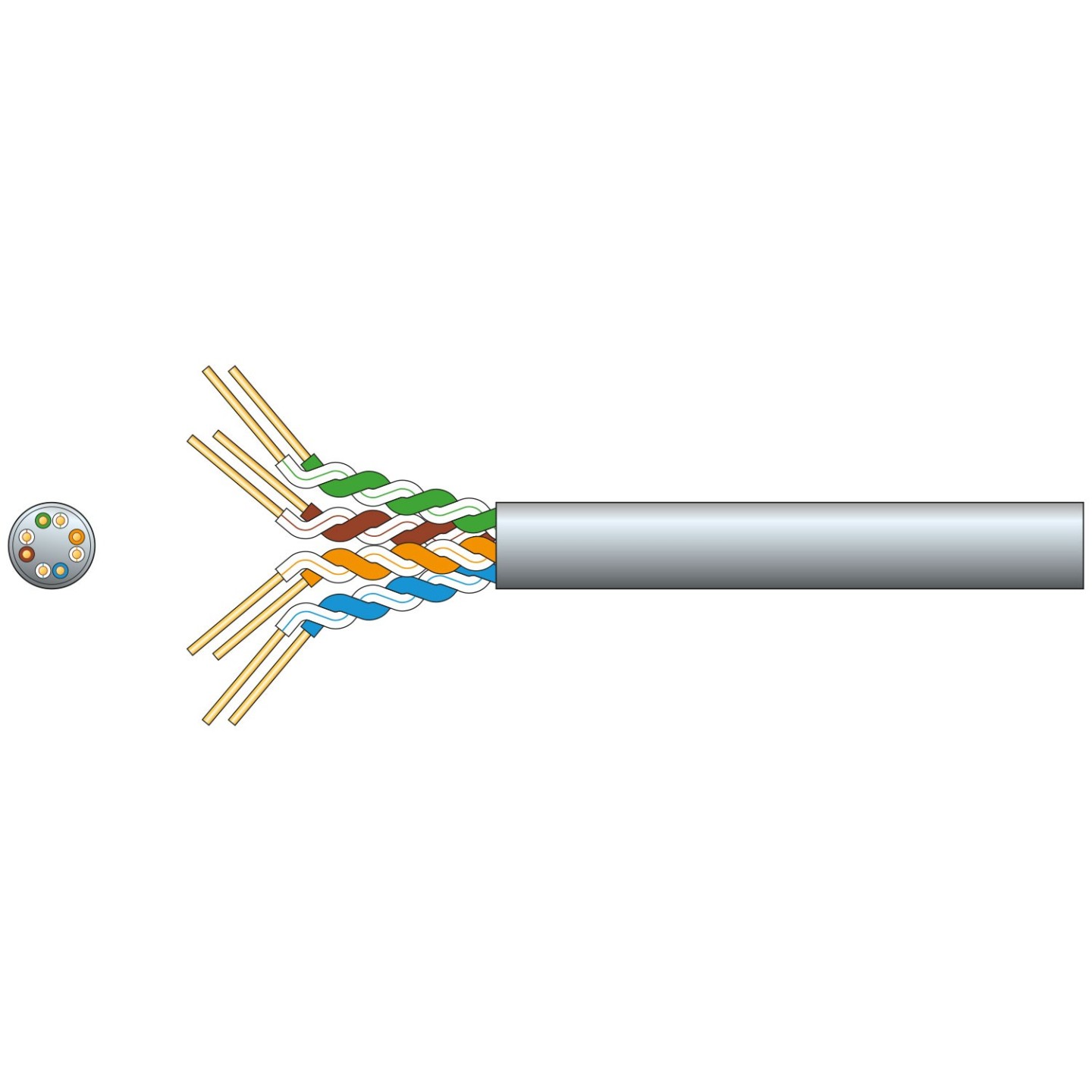 Mercury CAT5e Cable CCA UTP 305m Grey - 808.021UK - CAT5e CCA UTP 305m Grey — Buy in Cyprus with Fast Delivery