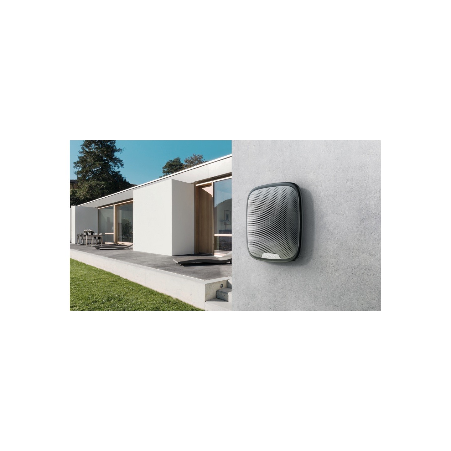 AJAX Wireless Outdoor StreetSiren White - Wireless Outdoor StreetSiren White — Buy in Cyprus with Fast Delivery