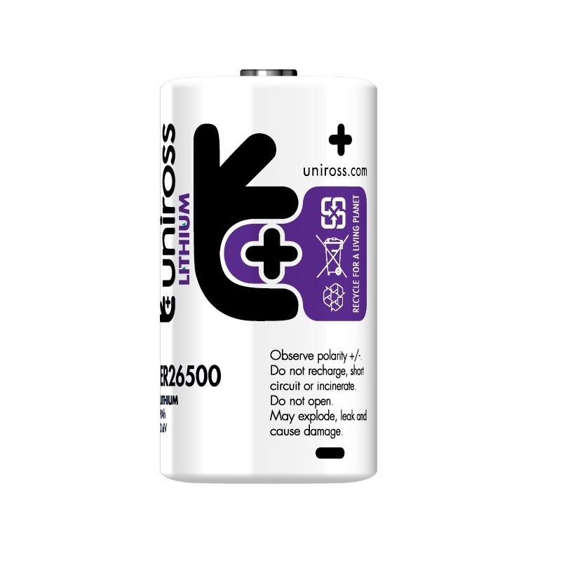 Buy Uniross Lithium Battery - ER26500-C - 3.6V Lithium Battery in Cyprus, Nicosia, Limassol, Larnaka, Pafos