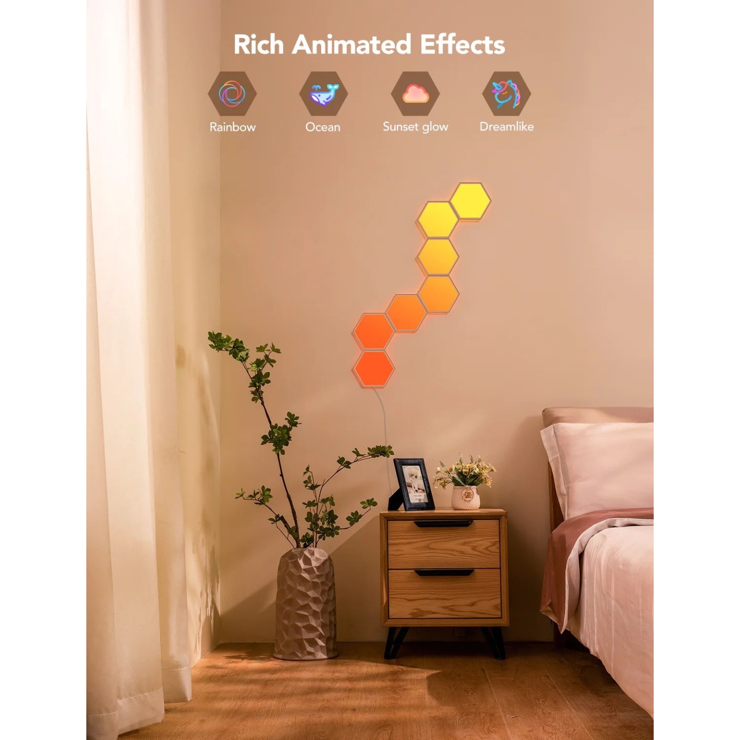 Govee Glide Hexa Light Panels - B6061 - 10pcs — Buy in Cyprus with Fast Delivery