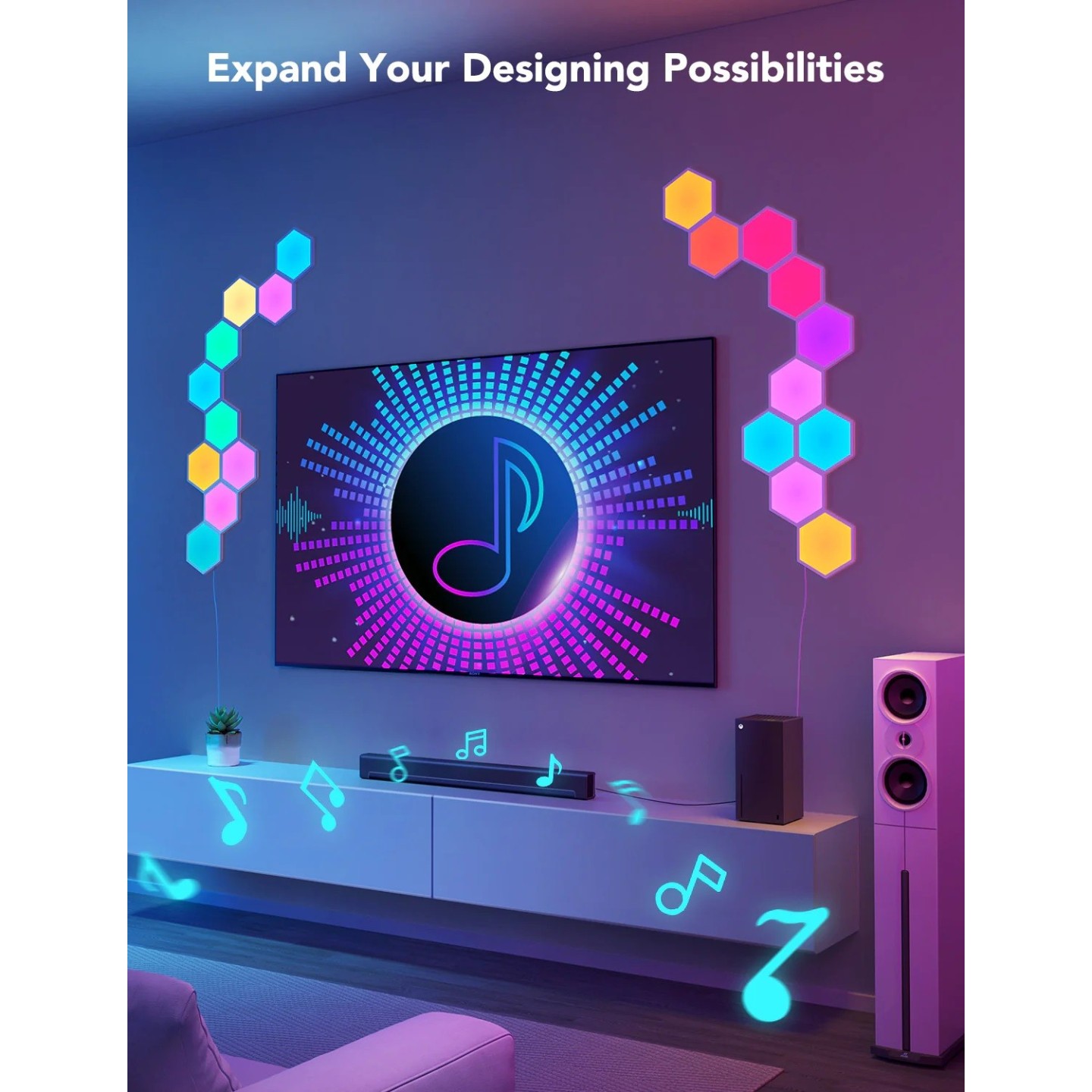 Govee Glide Hexa Light Panels - B6061 - 10pcs — Buy in Cyprus with Fast Delivery